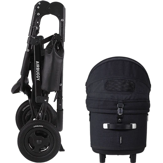 AirBuggy DOME 3 Brake Pet Stroller & Travel System | Handbrake | Slim Fold