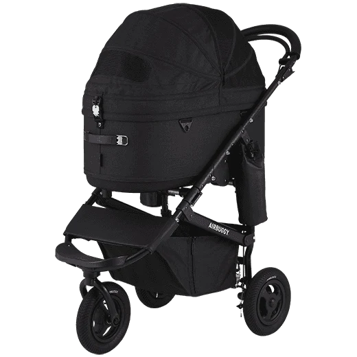 AirBuggy DOME 3 Brake Pet Stroller & Travel System | Handbrake | Slim Fold