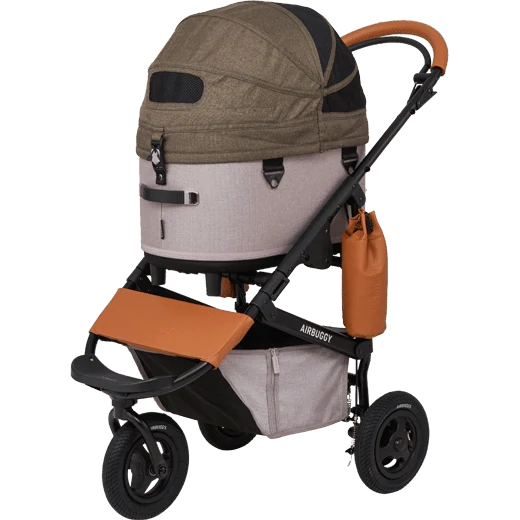 AirBuggy DOME 3 Brake Pet Stroller & Travel System | Handbrake | Slim Fold