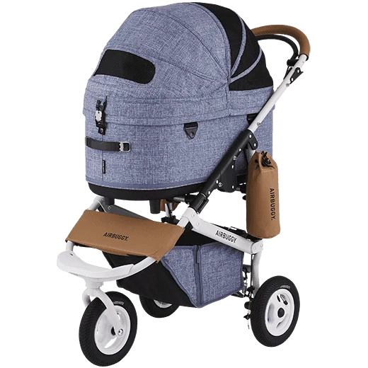 AirBuggy DOME 3 Brake Pet Stroller & Travel System | Handbrake | Slim Fold