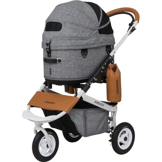 AirBuggy DOME 3 Brake Pet Stroller & Travel System | Handbrake | Slim Fold