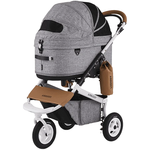 AirBuggy DOME 3 Brake Pet Stroller & Travel System | Handbrake | Slim Fold