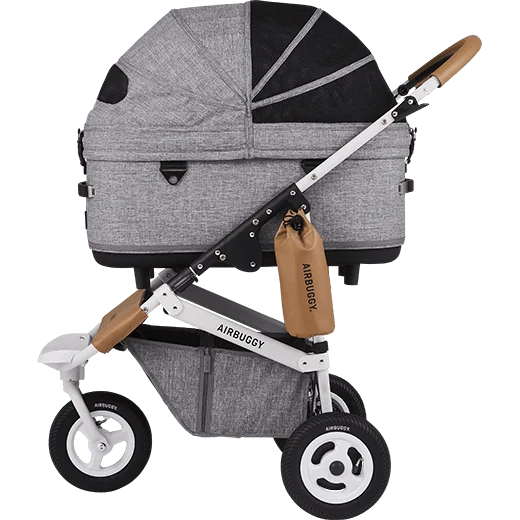AirBuggy DOME 3 Brake Pet Stroller & Travel System | Handbrake | Slim Fold