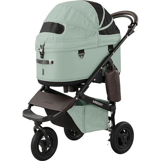 AirBuggy DOME 3 Brake Pet Stroller & Travel System | Handbrake | Slim Fold
