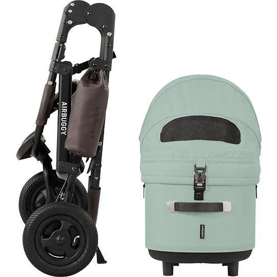 AirBuggy DOME 3 Brake Pet Stroller & Travel System | Handbrake | Slim Fold