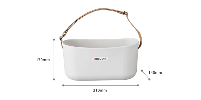 AirBuggy E-Organiser | Pet Stroller Handlebar Bag | Removable Inner Pouch
