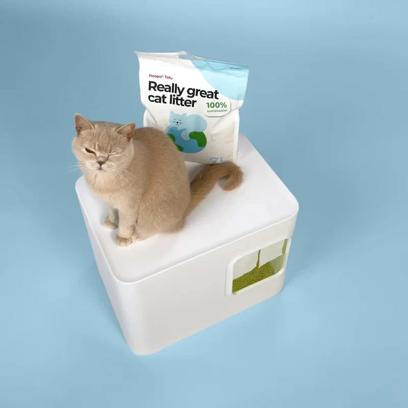 Hoopo Tofu Natural Fine Cat Litter | 7L, 17L