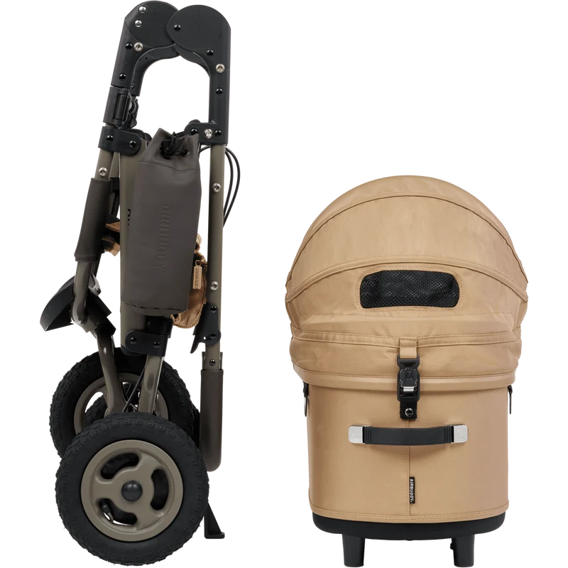 AirBuggy DOME 3 Premier Pet Stroller & Travel System | Self-Standing | Slim Fold