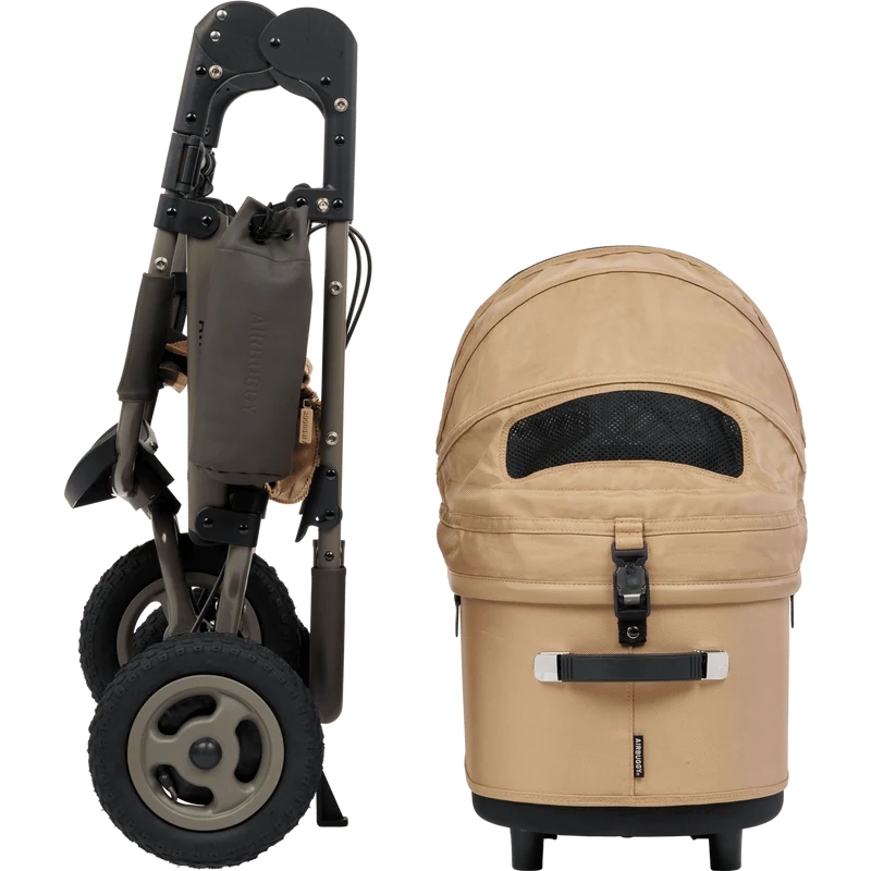 AirBuggy DOME 3 Premier Pet Stroller & Travel System | Self-Standing | Slim Fold