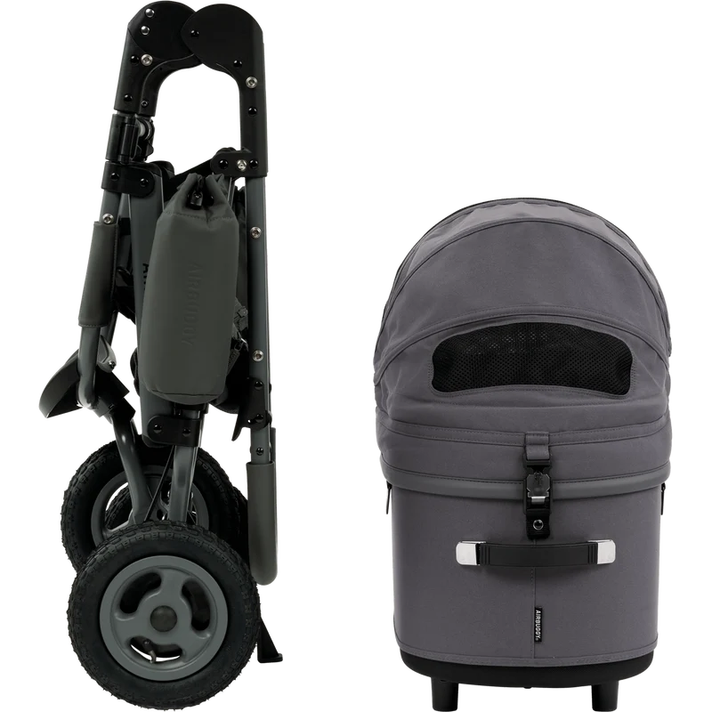 AirBuggy DOME 3 Premier Pet Stroller & Travel System | Self-Standing | Slim Fold