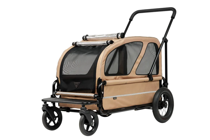 AirBuggy Cube Carriage Pet Cart | Integrated Ramp | Modular Roof