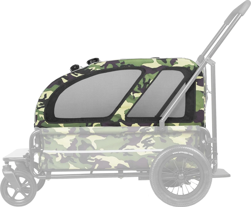 AirBuggy Cube Carriage Pet Cart | Integrated Ramp | Modular Roof