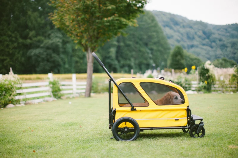 AirBuggy Cube Carriage Pet Cart | Integrated Ramp | Modular Roof