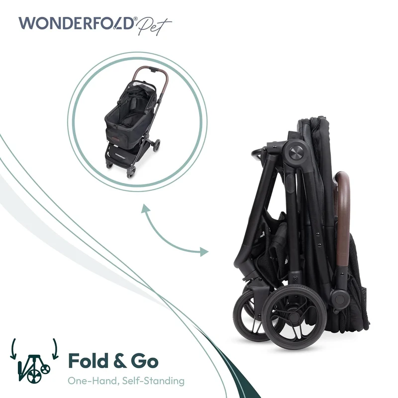 WonderFold P20 Bella Pet Stroller | AutoFold™ Technology