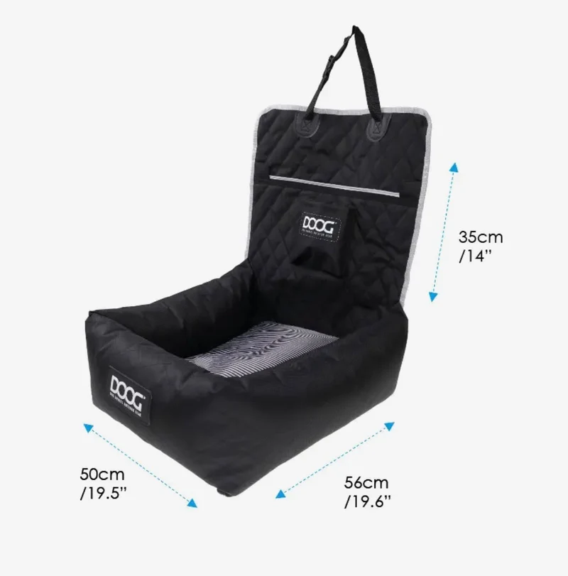 DOOG Dog Car Seat - Small to Medium | 2-in-1 Functionality