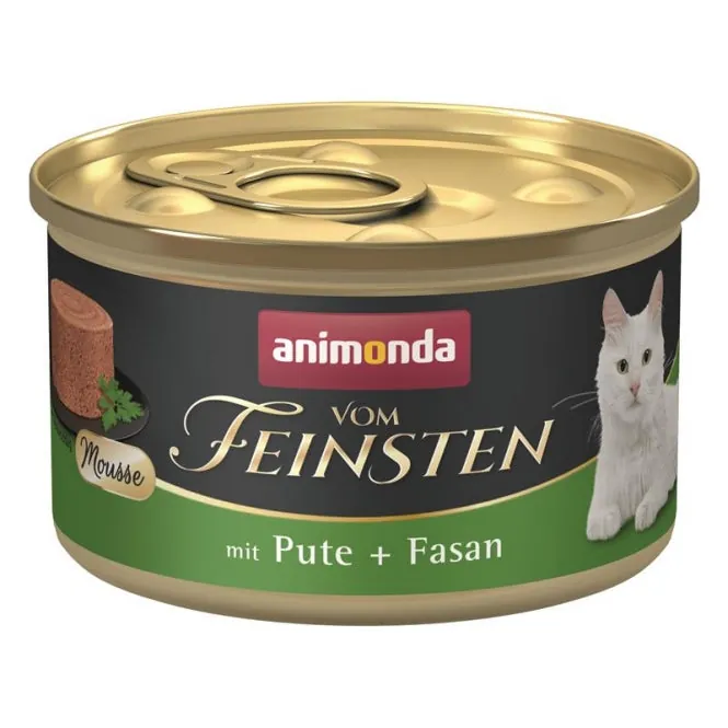 Animonda vom Feinsten Mousse Adult Pute & Fasan – Katzenfutter