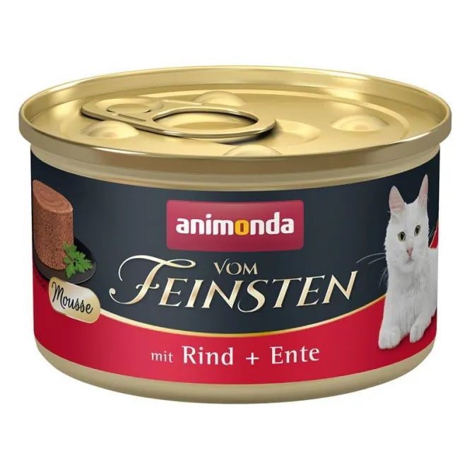 Animonda vom Feinsten Mousse Adult Rind & Ente – Katzenfutter