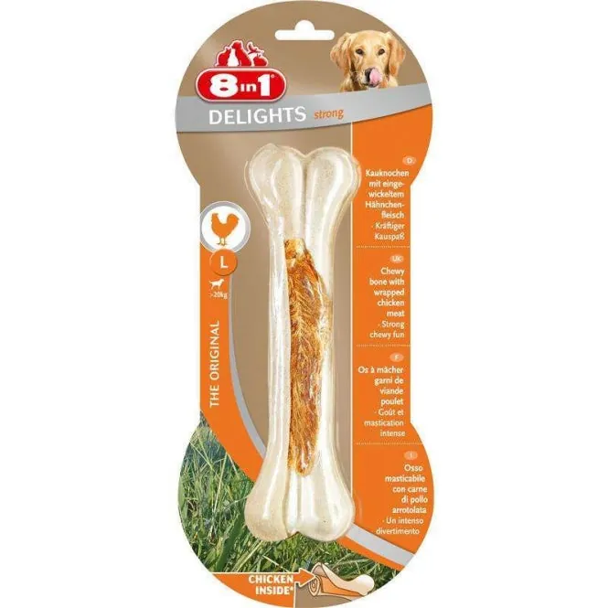 8in1 Dental Delights Kauknochen Strong – Zahnpflege für Hunde