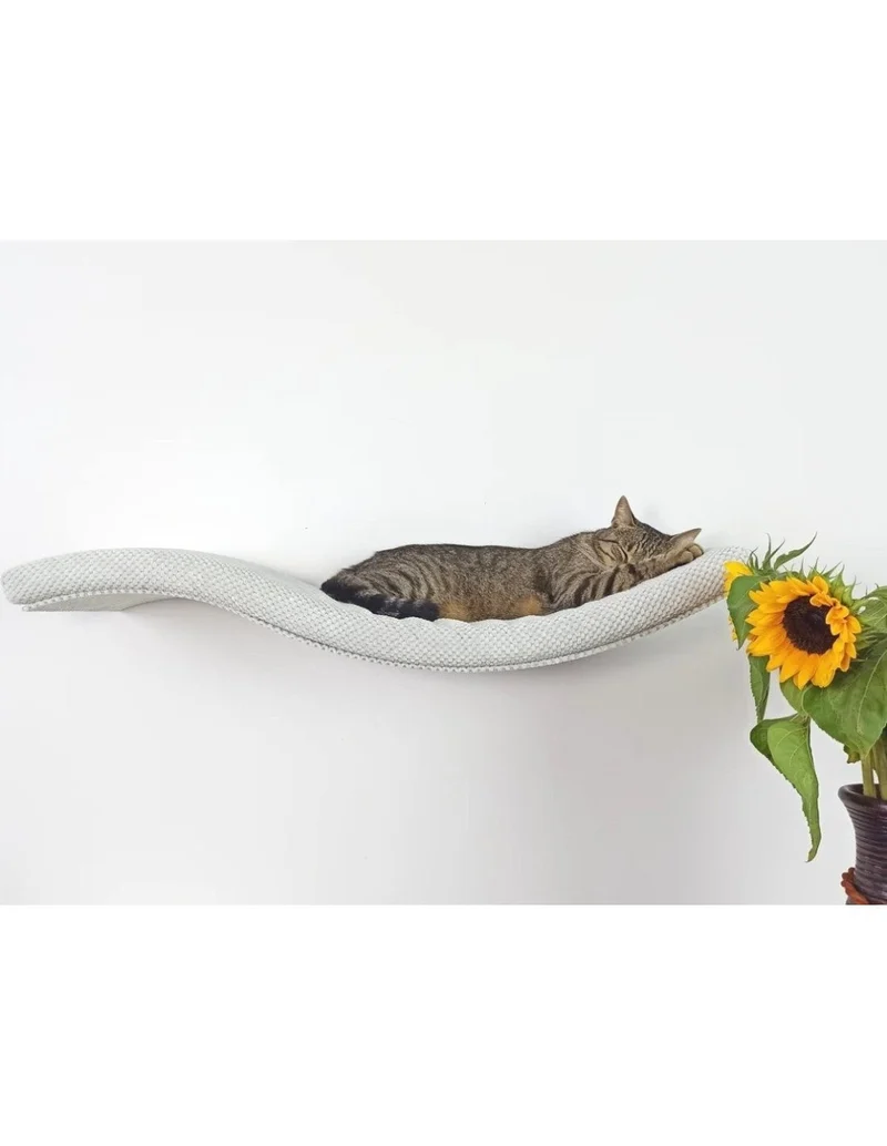 Cat's Atelier Cat Shelf | The Playful Curve Right 75 cm