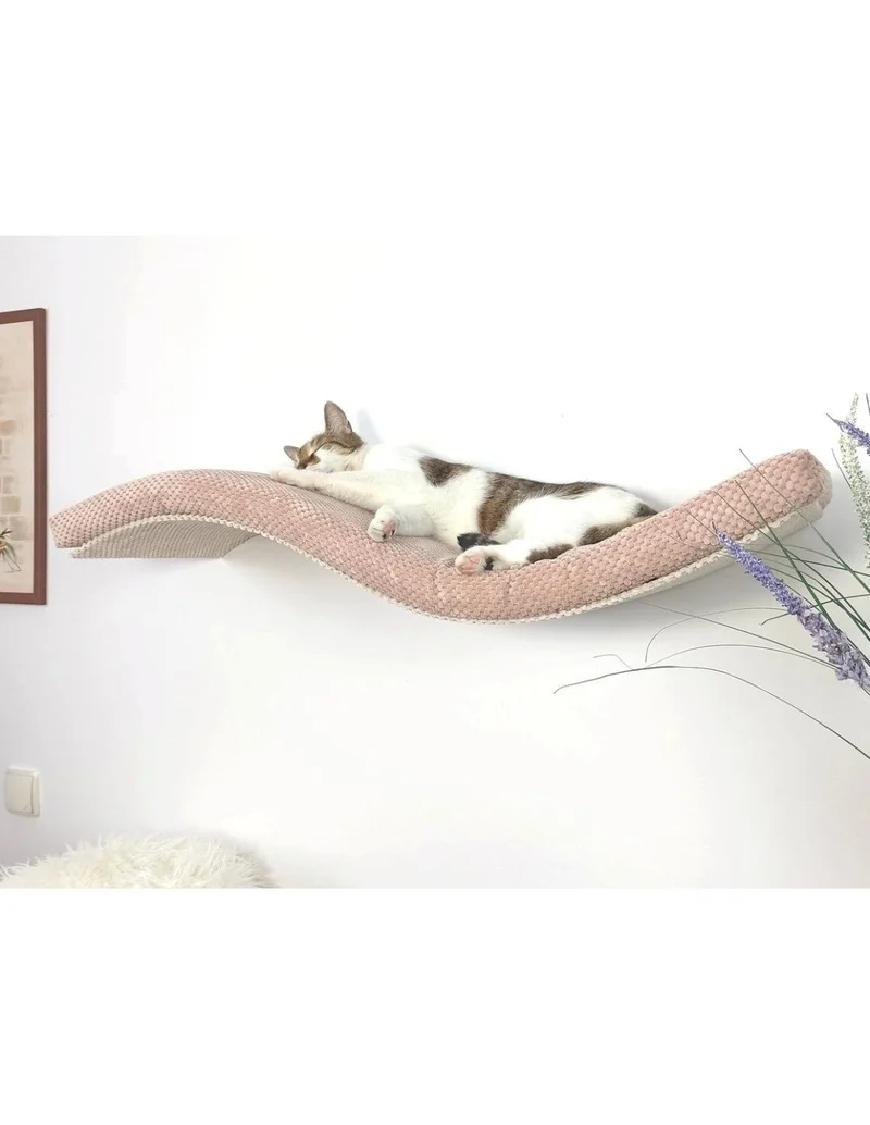 Cat's Atelier Cat Shelf | The Playful Curve Right 75 cm