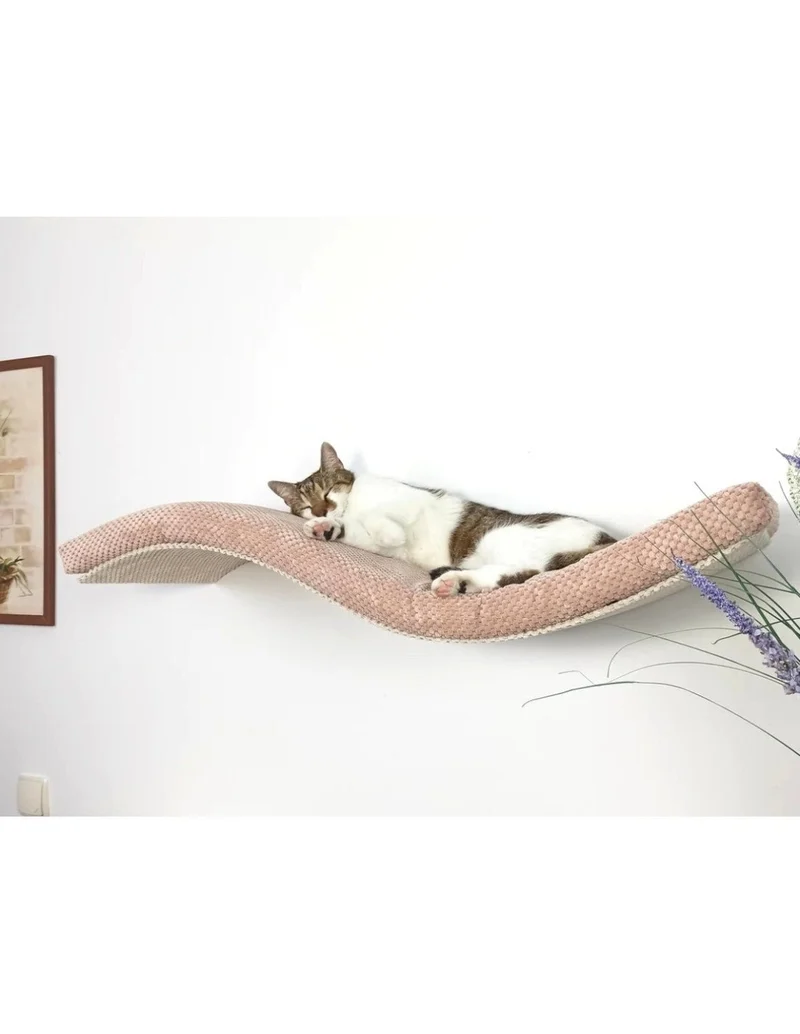 Cat's Atelier Cat Shelf | The Playful Curve Right 75 cm