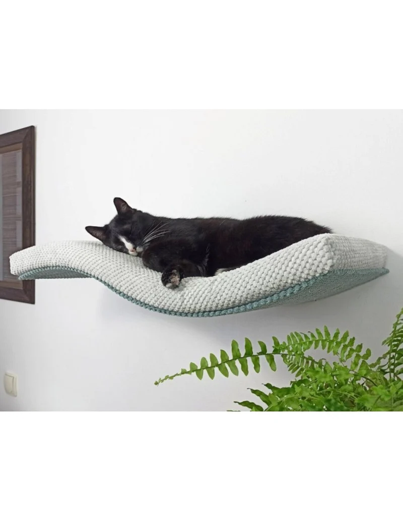 Cat's Atelier Cat Shelf | The Playful Curve Right 75 cm