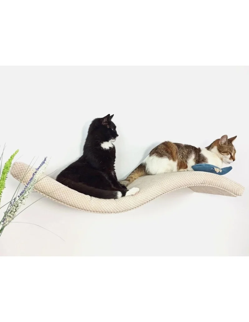 Cat's Atelier Cat Shelf | Playful Curve Left 95 cm