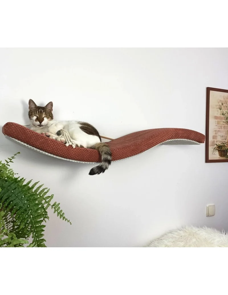 Cat's Atelier Cat Shelf | Playful Curve Left 95 cm