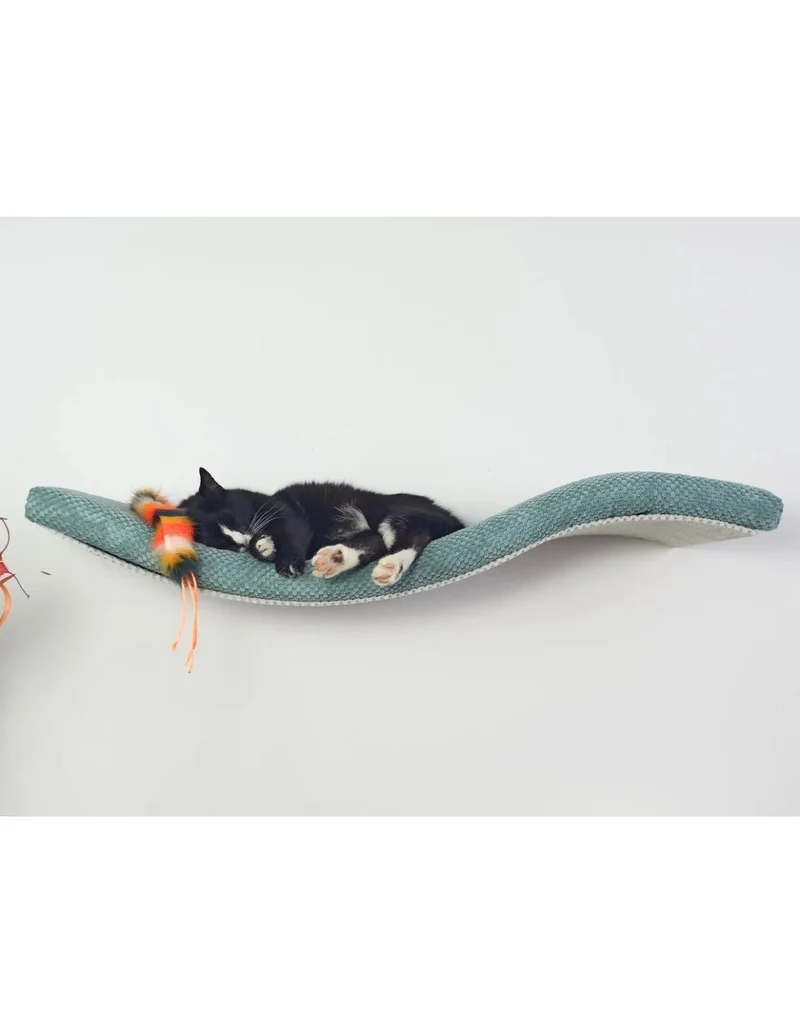 Cat's Atelier Cat Shelf | Playful Curve Left 95 cm