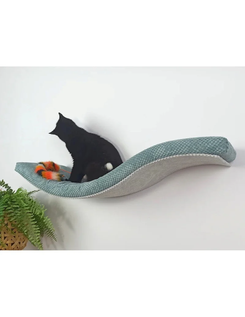 Cat's Atelier Cat Shelf | Playful Curve Left 95 cm