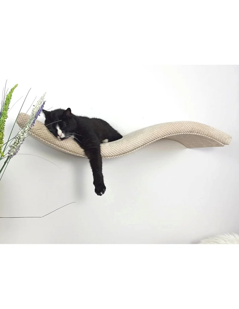Cat's Atelier Cat Shelf | Playful Curve Left 95 cm