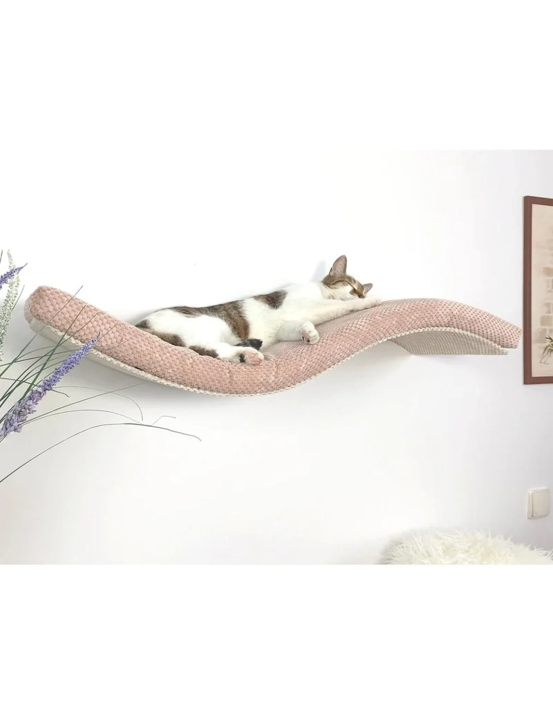 Cat's Atelier Cat Shelf | Playful Curve Left 95 cm