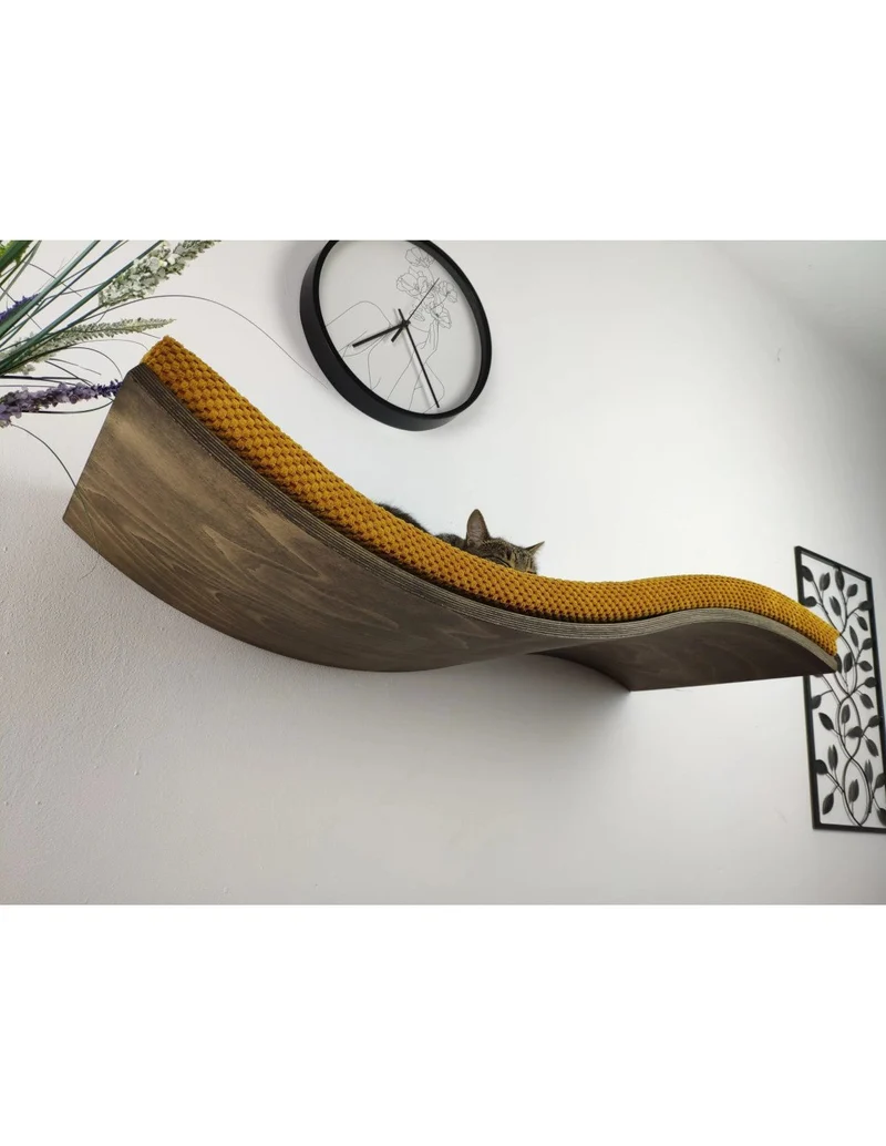 Cat's Atelier Cat Shelf | The Wavey Retreat 95 cm