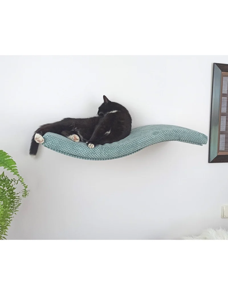 Cat's Atelier Cat Wall Shelf | Playful Curve Left 75 cm