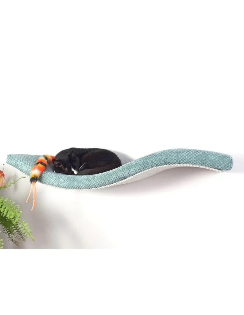 Cat's Atelier Cat Wall Shelf | Playful Curve Left 75 cm