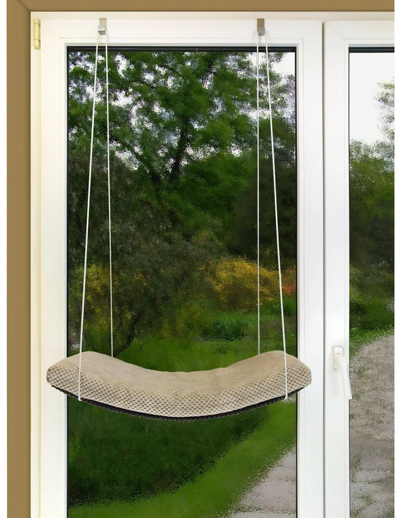 Cat's Atelier Cat Window Shelf | The Arcing View 75 cm
