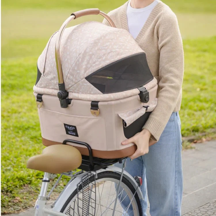 FikaGO Flytta Plus Detachable Pet Stroller | 3-in-1 Pet Travel System