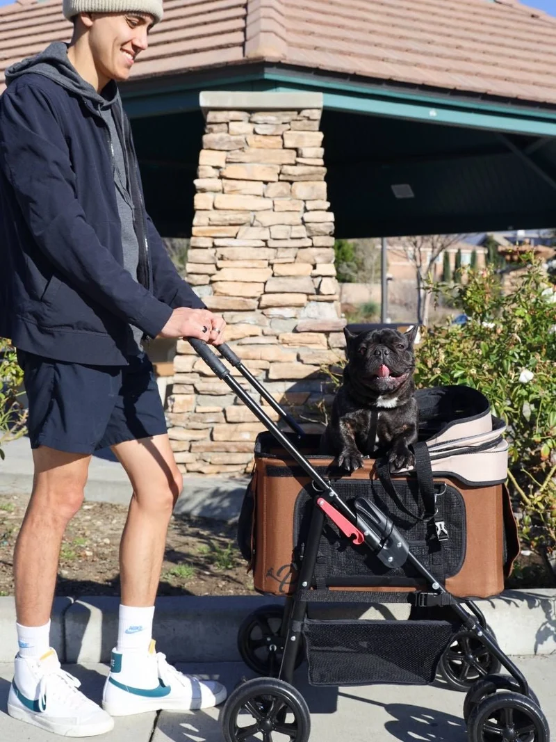 Petique Dynamic 4-in-1 Pet Stroller Travel System