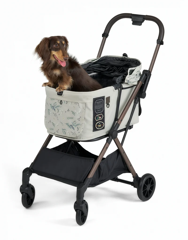 FikaGO FREE TO GO 2.5 Pet Stroller | Auto One-Second Fold