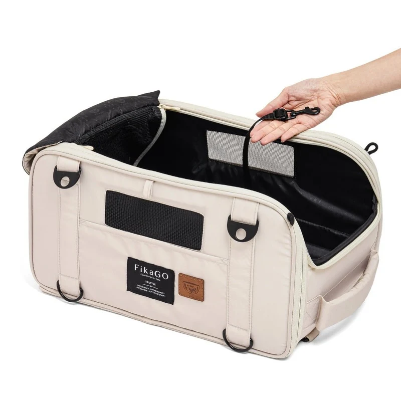FikaGO Truffle | 6-in-1 Folding Pet Carrier | Airline Approved