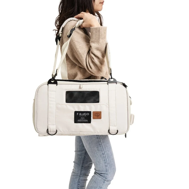 FikaGO Truffle | 6-in-1 Folding Pet Carrier | Airline Approved