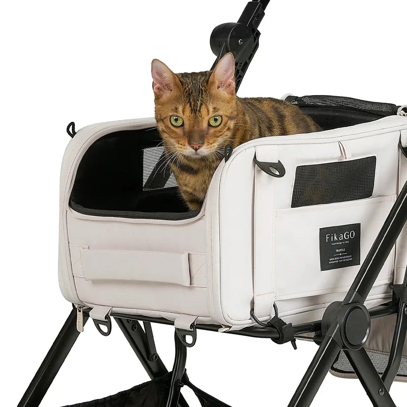 FikaGO Truffle Plus | 6-in-1 Folding Pet Carrier