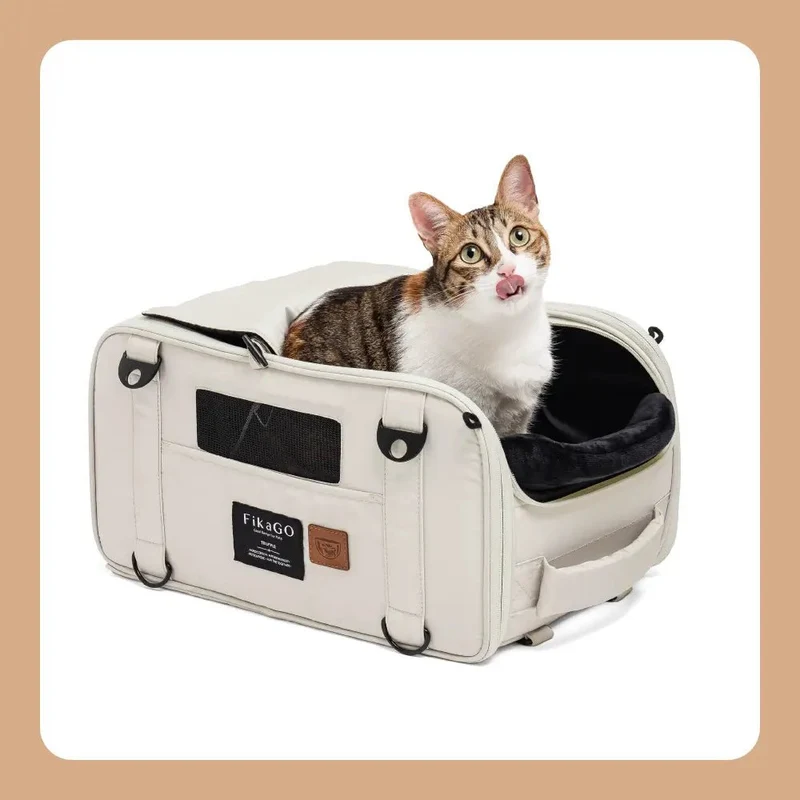 FikaGO Truffle | 6-in-1 Folding Pet Carrier | Airline Approved
