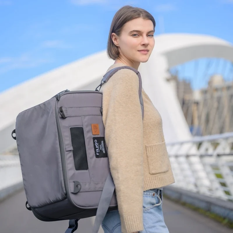 FikaGO Truffle | 6-in-1 Folding Pet Carrier | Airline Approved