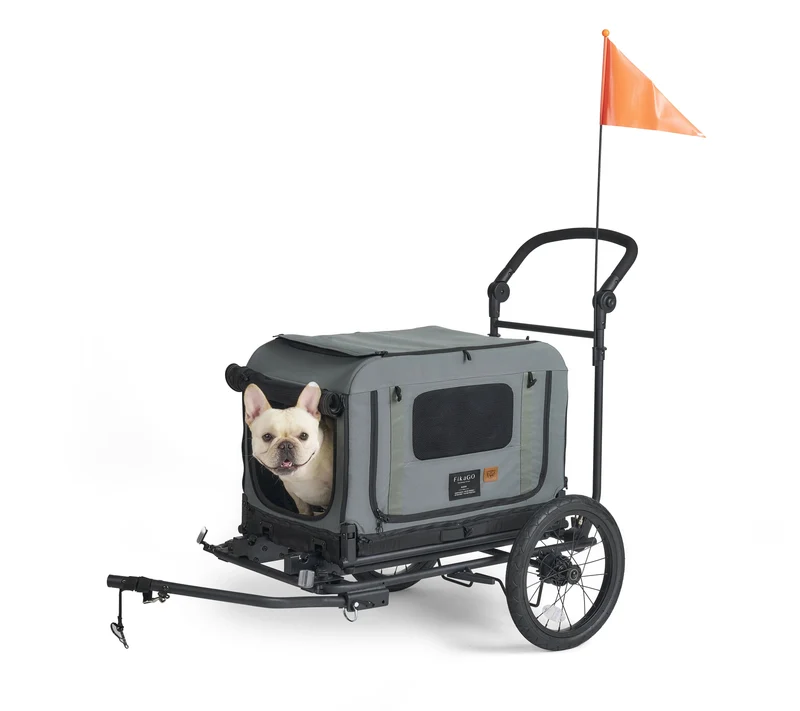 FikaGO King + Queen Pet Wagon | 3-in-1 Wagon & Multi-Size Kennel & Bike Trailer