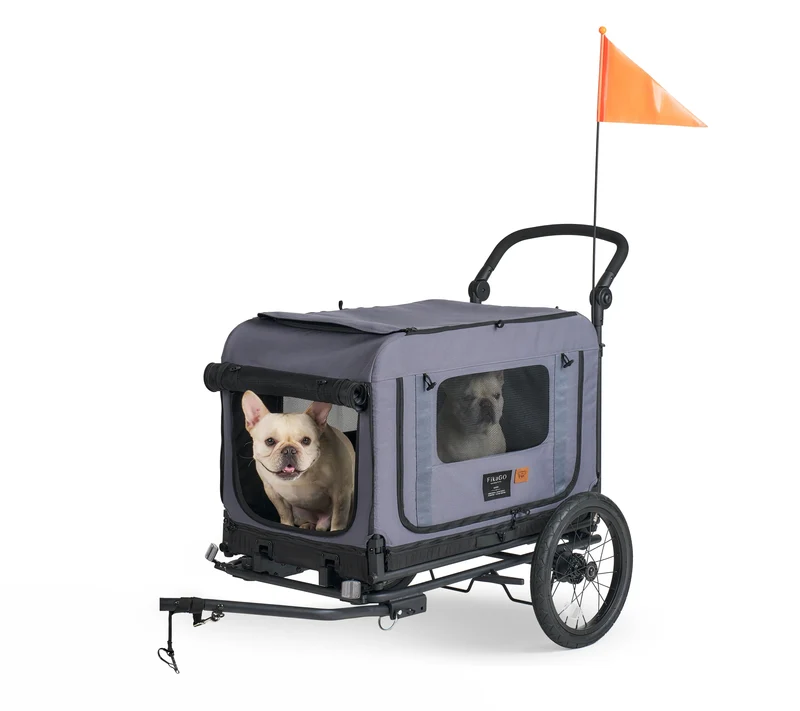 FikaGO King + Queen Pet Wagon | 3-in-1 Wagon & Multi-Size Kennel & Bike Trailer