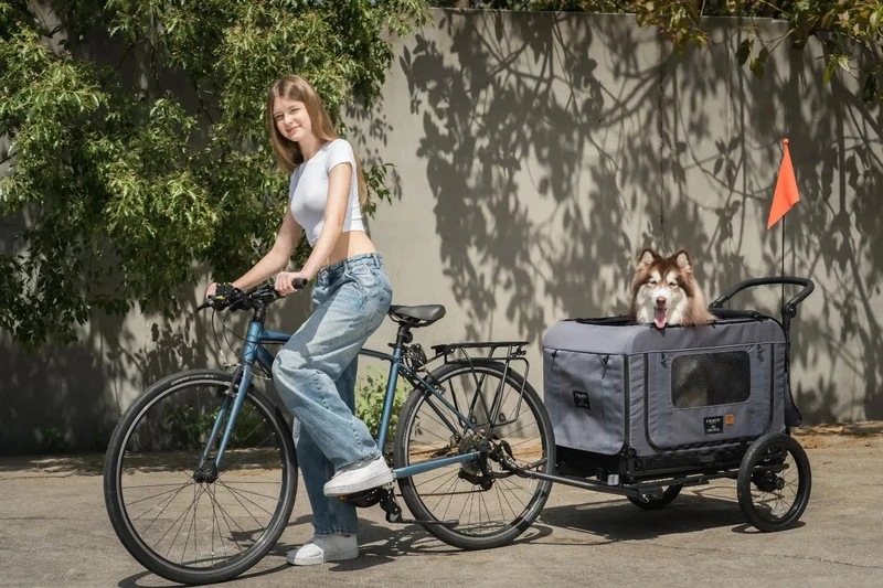 FikaGO King + Queen Pet Wagon | 3-in-1 Wagon & Multi-Size Kennel & Bike Trailer