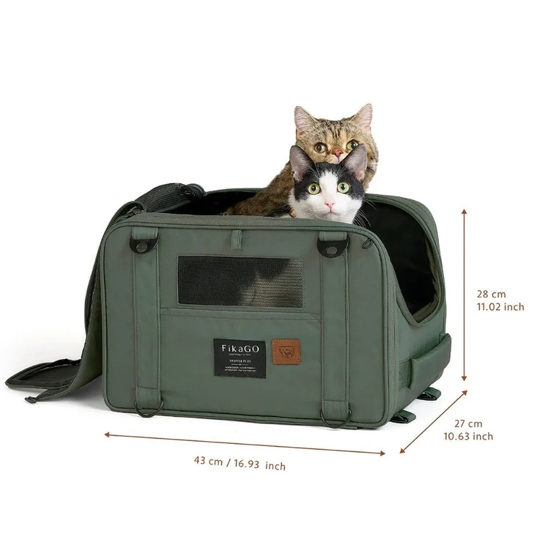FikaGO Truffle Plus | 6-in-1 Folding Pet Carrier