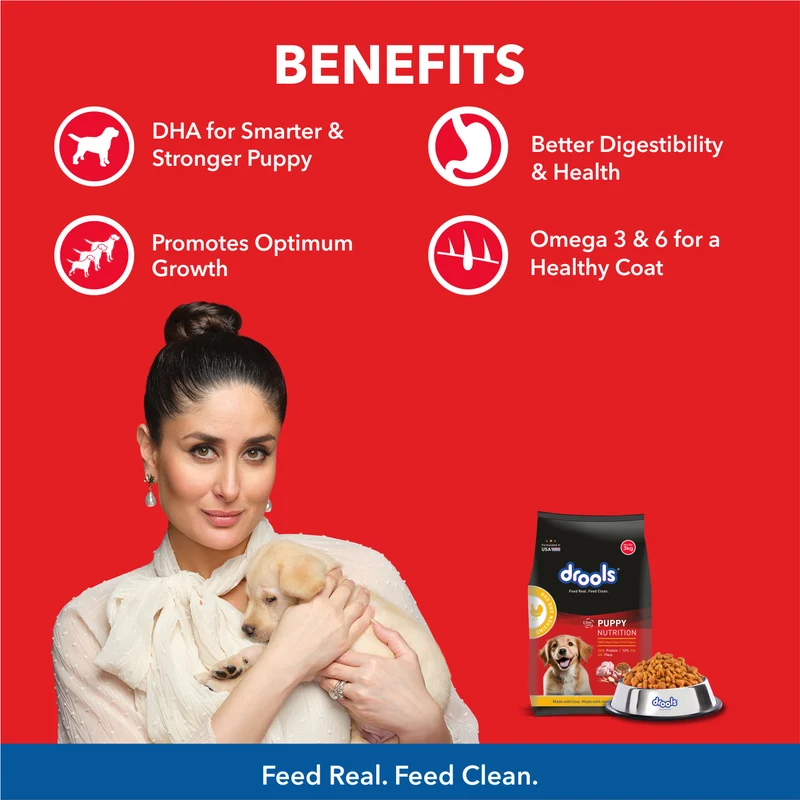 Drools Puppy Nutrition Chicken & Egg Puppy Dry Food 1.2Kg