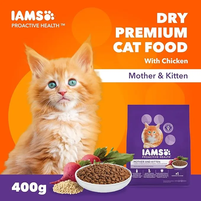 IAMS Proactive Health - Pregnancy, Lactation, & Growth - Mother & Kitten Dry Food
